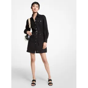 迈克高仕/Michael Kors 女士 亚麻迷你连衣裙 MS1803H14J001