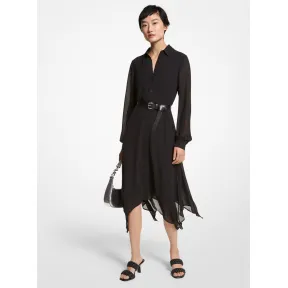 迈克高仕/Michael Kors 乔其纱手帕衬衫裙 MS280YH7R3-0001
