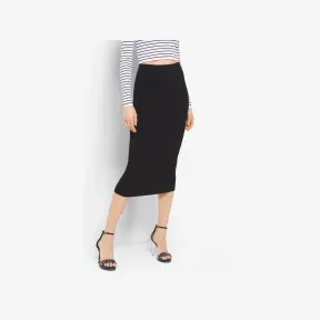 迈克高仕/Michael Kors 罗纹铅笔裙 MS77ENN5ZV001
