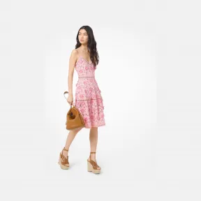 迈克高仕/Michael Kors 花卉蕾丝无袖连衣裙 MS98YSEB0Z657