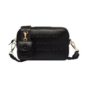 缪缪/Miu Miu 压纹logo皮包 5BH213-2F5O-F0002-V-NOO