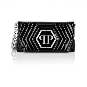 菲利普·普莱因/Philipp Plein 漆皮小号单肩包宝石 119424-02-4-0