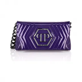 菲利普·普莱因/Philipp Plein 漆皮小号单肩包宝石 119424-73-4-0