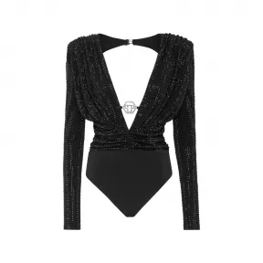 菲利普·普莱因/Philipp Plein 垫肩身体 LS 宝石 FACC-WRK0519-PJY002N-02