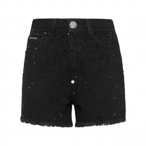 菲利普·普莱因/Philipp Plein 热裤水晶雨 SACC-WDT2267-PDE004N-02NH