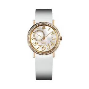 伯爵/Piaget ALTIPLANO系列 手动机械 18k玫瑰金镶钻 女表 G0A31107