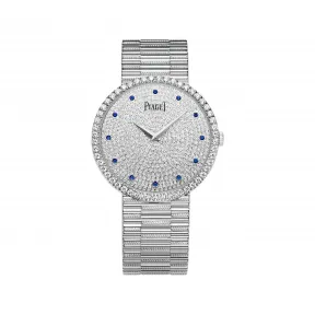 伯爵/Piaget 珠宝腕表系列 手动机械 白金 女表 G0A37047