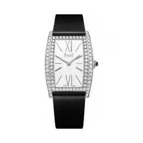 伯爵/Piaget LIMELIGHT系列 石英机芯 18k白金镶钻 女表 G0A39191