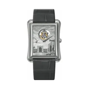 伯爵/Piaget 黑带系列 手动机械 18k白金 男表 G0A40606