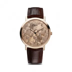 伯爵/Piaget ALTIPLANO系列 手动机械 18k玫瑰金 男表 G0A40613