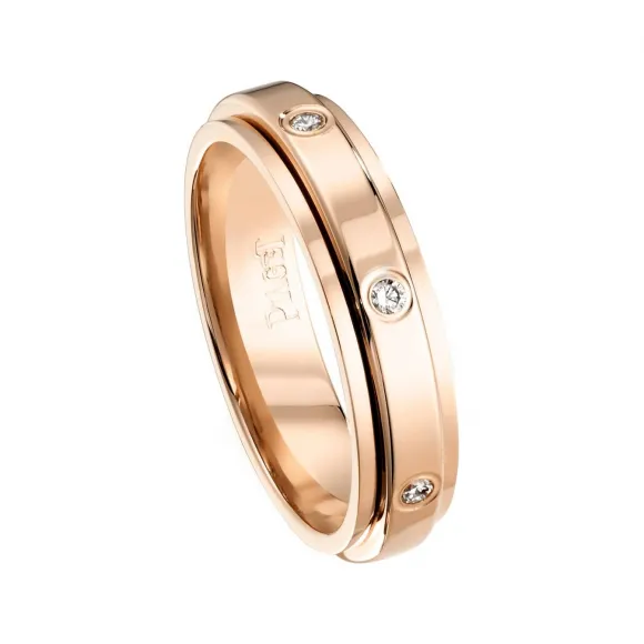 伯爵/Piaget 玫瑰金 钻石 结婚戒指 - 婚礼珠宝 G34PC200