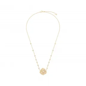 伯爵/Piaget 玫瑰金钻石项链-珠宝 G37UA500