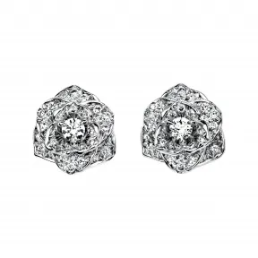 伯爵/Piaget 白金钻石耳环-珠宝 G38U0048