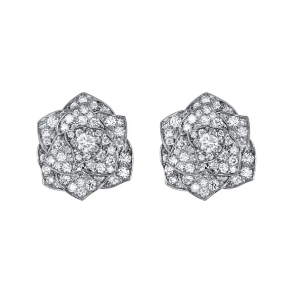 伯爵/Piaget 白金钻石耳环-珠宝 G38U0072