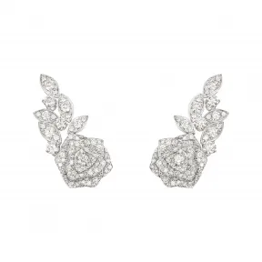 伯爵/Piaget 白金钻石耳环-珠宝 G38U0076
