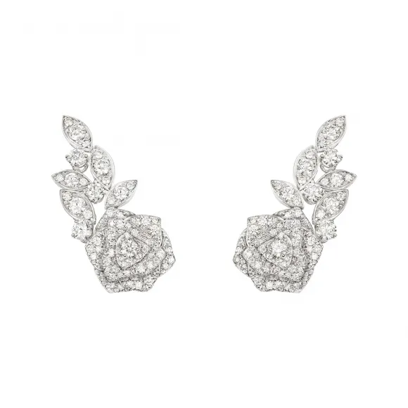伯爵/Piaget 白金钻石耳环-珠宝 G38U0076