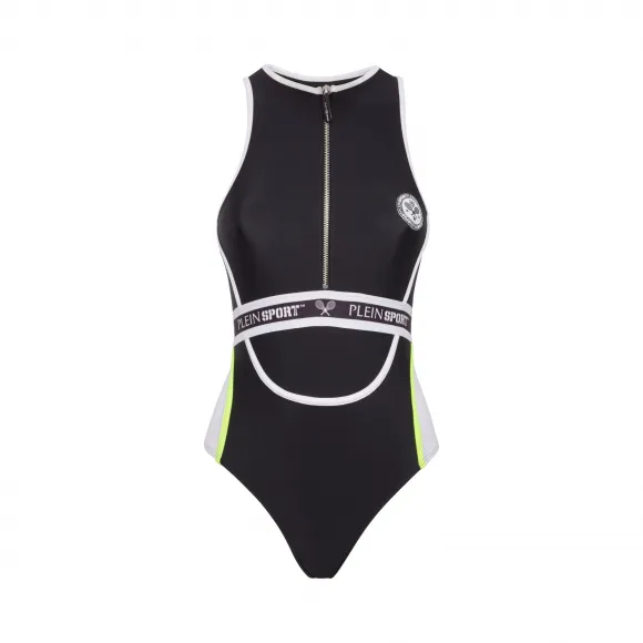 普兰/Plein Sport 黑色 女士 泳衣 P19C-WMX0078-STE003N_02