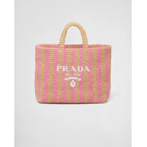 普拉达/Prada 酒椰纤维大号托特包 1BG392-2A2T-F0NJX