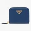 普拉达/Prada 矢车菊蓝  零钱包 1MM268 QHH F0016