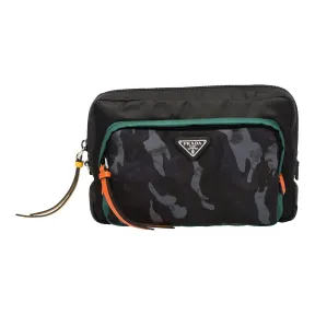 普拉达/Prada 蓝色迷彩图案  小包 2NE012 2BUM F0O81