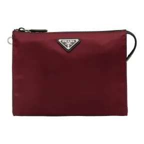 普拉达/Prada 酒红色  洗漱包 2NE789 064 F0007