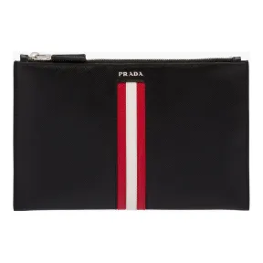 普拉达/Prada 黑色+红色  文件夹 2NG003 2AJS F0D9A