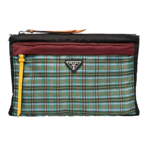 普拉达/Prada 水绿色格子花纹  小包 2NH007 2BUM F0LBR