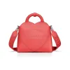 蒂芙尼/Tiffany Tiffany™ 系列木槿红色皮革小号托特包