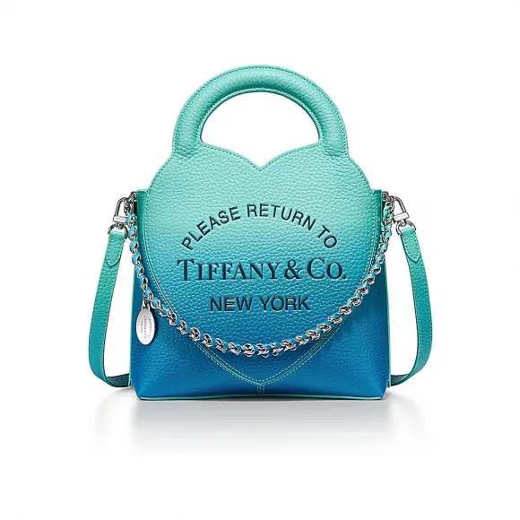 蒂芙尼/Tiffany 返回 Tiffany® 无限蓝皮革迷你托特包 GRP12594