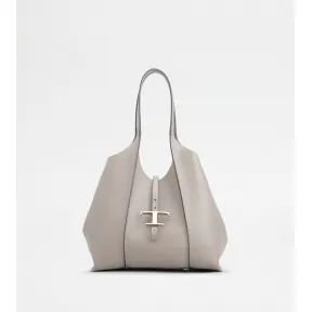 托德斯/Tod's Woman グレー T タイムレス レザー ショッピングバッグ スモール XBWTSBA0200Q8EPZB220