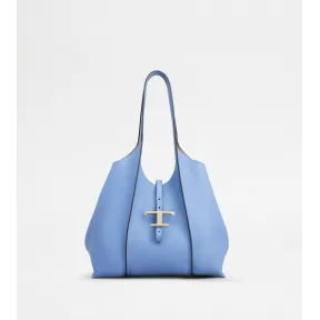 托德斯/Tod's Bolso Shopping T Timeless en Piel Pequeño AZUL CIELO Mujer XBWTSBA0200Q8EPZU029