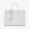 伊夫圣罗兰/Yves Saint laurent 经典小型手提包，采用白鸽白颗粒皮革 378299B681N9008