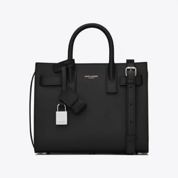 伊夫圣罗兰/Yves Saint laurent sac de jour 超迷你粒面压花真皮包 392035B681N1000