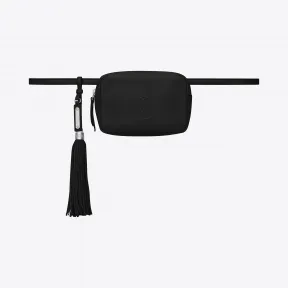 伊夫圣罗兰/Yves Saint laurent LOU belt bag in black leather 505976BRM