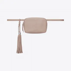 伊夫圣罗兰/Yves Saint laurent LOU belt bag in pink leather  505976BRM