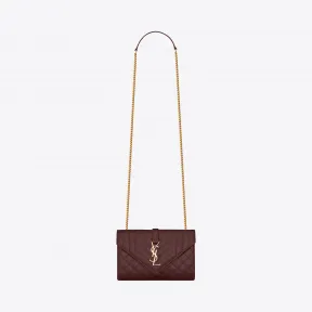 伊夫圣罗兰/Yves Saint laurent ENVELOPE 小号粒面压花真皮包 526286BOW916475