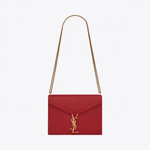 伊夫圣罗兰/Yves Saint laurent CASSANDRA 字母标志粒面压花真皮clasp包 532750BOW0W6