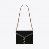伊夫圣罗兰/Yves Saint laurent CASSANDRA 字母标志丝绒clasp包 532750GVOOW1048