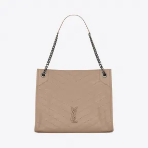 伊夫圣罗兰/Yves Saint laurent 女士 NIKI中号褶皱复古皮革购物包  5779990EN049956