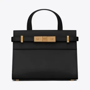 伊夫圣罗兰/Yves Saint laurent manhattan nano box 皮革购物包 5937410SX0W1000