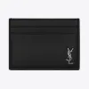 伊夫圣罗兰/Yves Saint laurent tiny monogram雾面皮革卡包 6076031JB0E1000