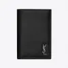 伊夫圣罗兰/Yves Saint laurent 信用卡钱包“Tiny Monogram”（哑光皮革） 6076791JB0E1000