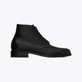 伊夫圣罗兰/Yves Saint laurent army亮面皮革系带靴 731714AABN51000