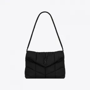 伊夫圣罗兰/Yves Saint laurent puffer econyl®再生尼龙膨胀式邮差包 733630FABFL1000