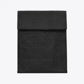 伊夫圣罗兰/Yves Saint laurent le monogramme字母标志压印皮革杂货袋 735586AABTY1000