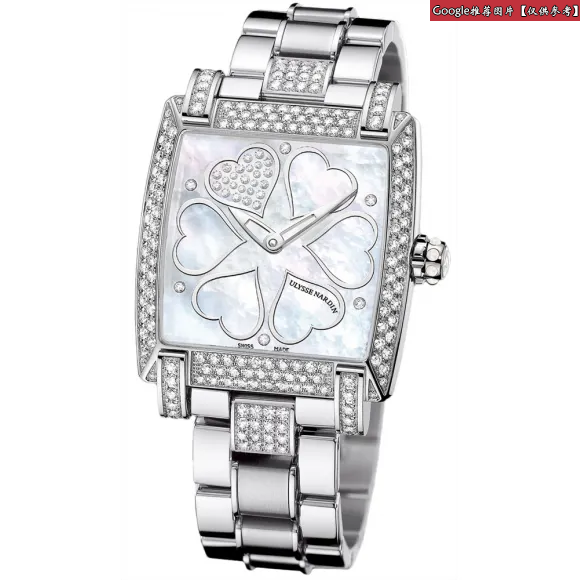 雅典/Ulysse Nardin 鎏金珐琅（classical） 不锈钢 镶钻 自动机械 女表 133-91AC-7C-HEART