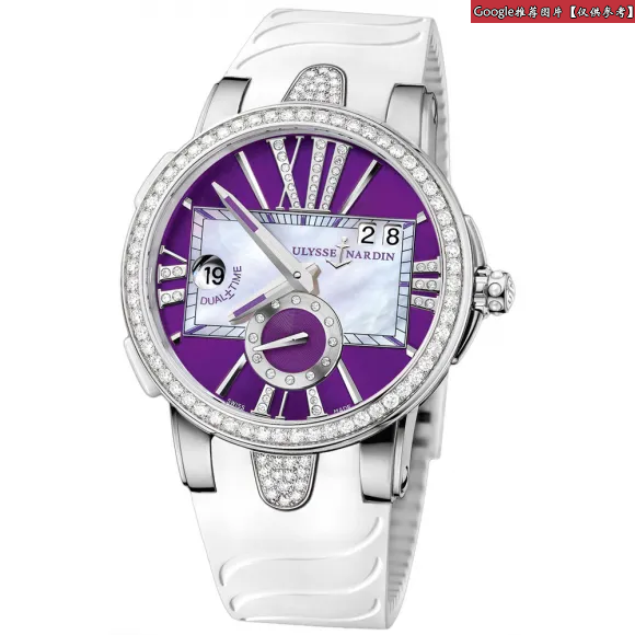 雅典/Ulysse Nardin 女装复杂功能腕表系列 精钢 自动机械 女表 243-10B-3C-30-70