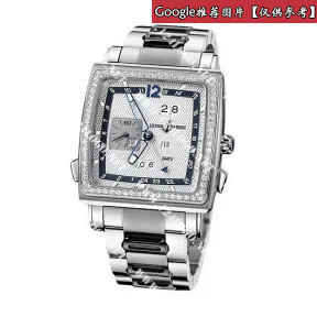 雅典/Ulysse Nardin 奢华系列 18K白金 镶钻 自动机械 男表 320-90B-8M-61