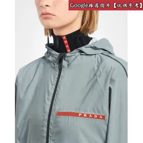 普拉达/Prada 反光效果织物面料七分裤 SPG93 1SA9 F01CA