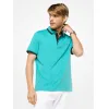 迈克高仕/Michael Kors 短袖立领 POLO 衫 CR65FY220B396